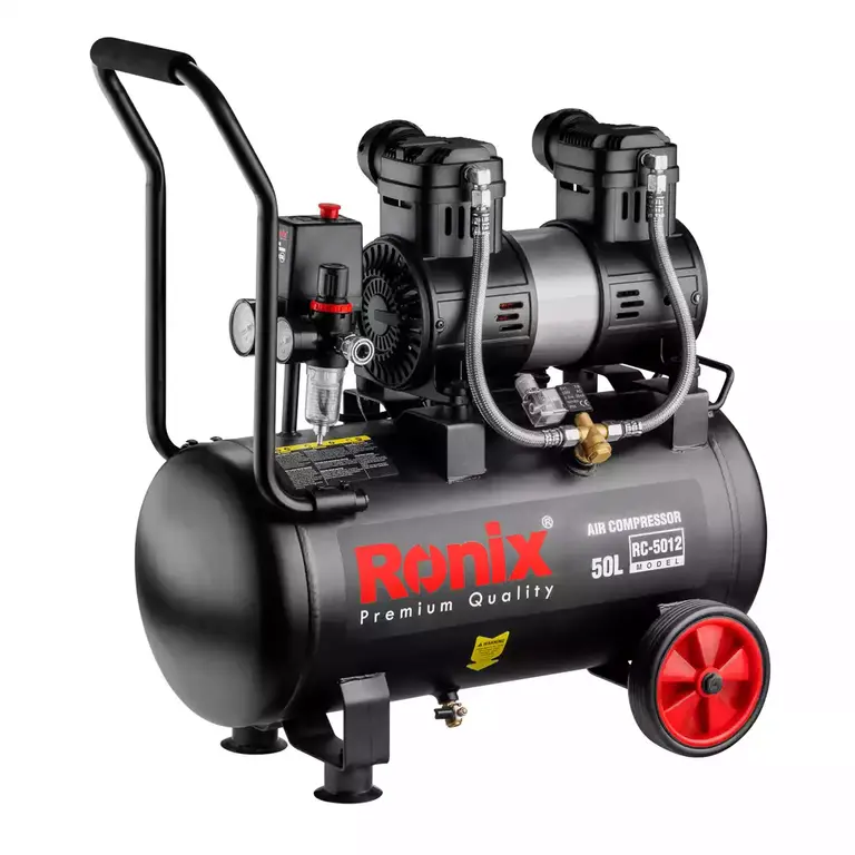 کمپرسور باد رونیکس RC-5012 ظرفیت ۵۰ لیتر بدون روغن