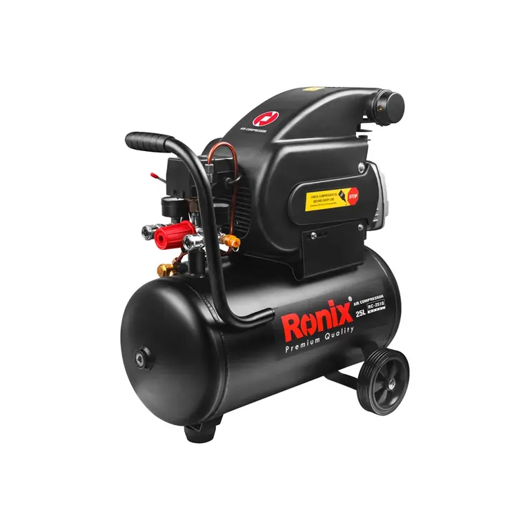 کمپرسور باد رونیکس مدل RC-2510 روغنی ظرفیت ۲۵ لیتر